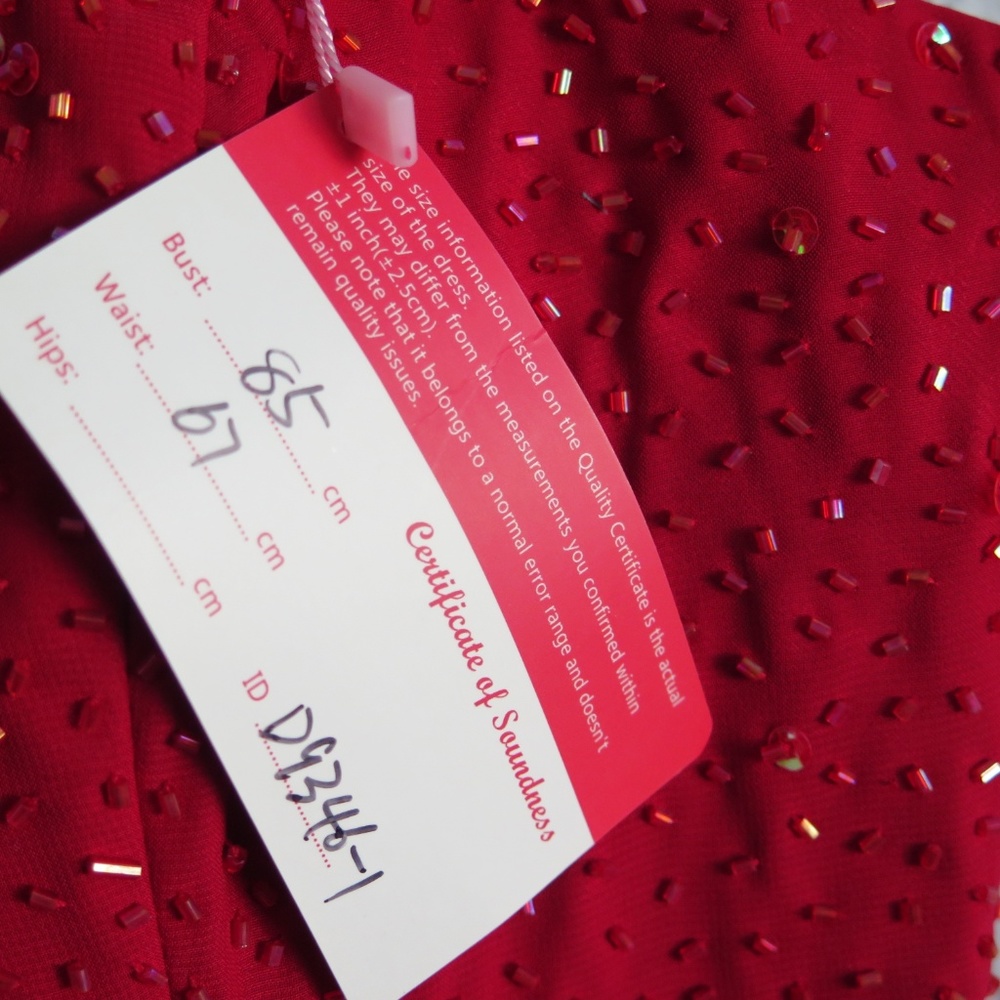 Formal Red Dress - Picture 3 of 4